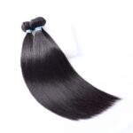 10-36 Inch Straight Virgin Hair #1B Natural Black