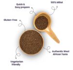 Degue Millet – Thiakry, Authentic West African Dessert, Millet Couscous, Gluten-Free & Nutrient-Rich (1.1lbs) - Image 2