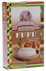 Plantain Fufu Flour African Mix 24oz - Authentic, Premium Quality Fufu Flour with Real Plaintain - 100% Natural