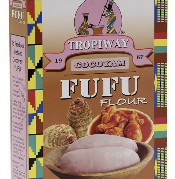 Plantain Fufu Flour African Mix 24oz - Authentic, Premium Quality Fufu Flour with Real Plaintain - 100% Natural
