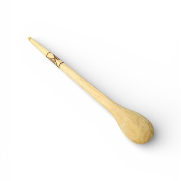 African Delights Wooden Dough Stick - Banku Ta, Ugali Stick, Fufu Stirring Tool - 24 Inches x 3.5 Inches - Brown Wood - FOOD SPATULA
