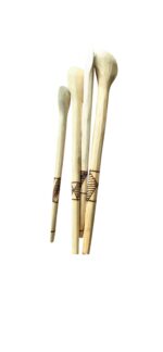 African Delights Wooden Dough Stick - Banku Ta, Ugali Stick, Fufu Stirring Tool - 24 Inches x 3.5 Inches - Brown Wood - FOOD SPATULA - Image 3